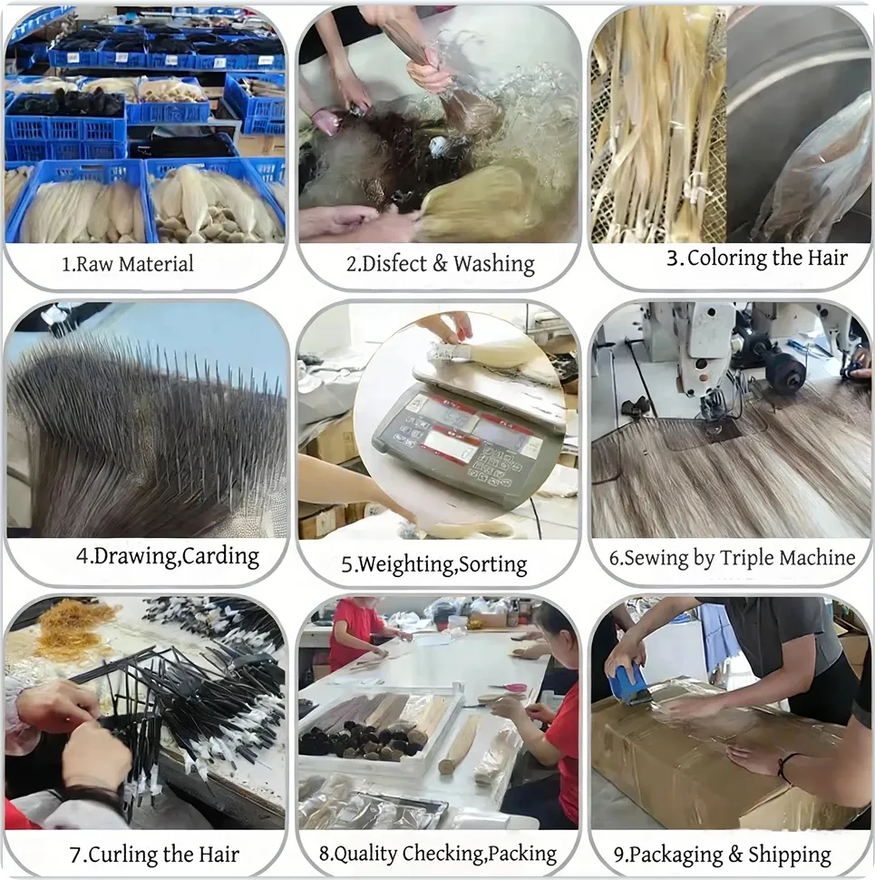 Weft Hair Extensions Human Hair