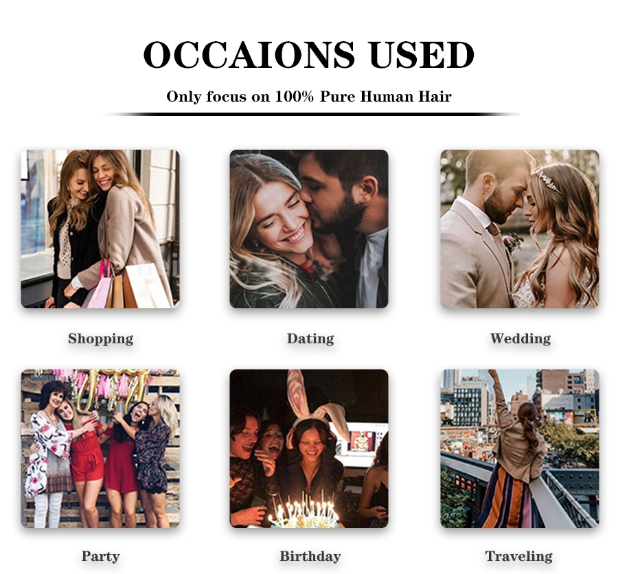 Real Hair Halo Extensions